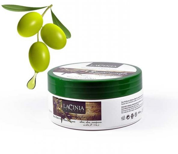 Lacinia Zeytin Yağlı Özlü Kremi Olive Oil Cream 150ml