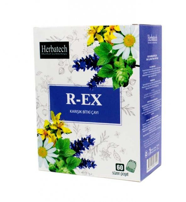 Herbatech R-Ex Karışık Bitki Çayı 60 x 1.5gr Süzen Poşet