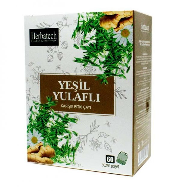 Herbatech Yeşil Yulaflı Karışık Bitkisel Çayı 60 x 1.5 gr Poşet