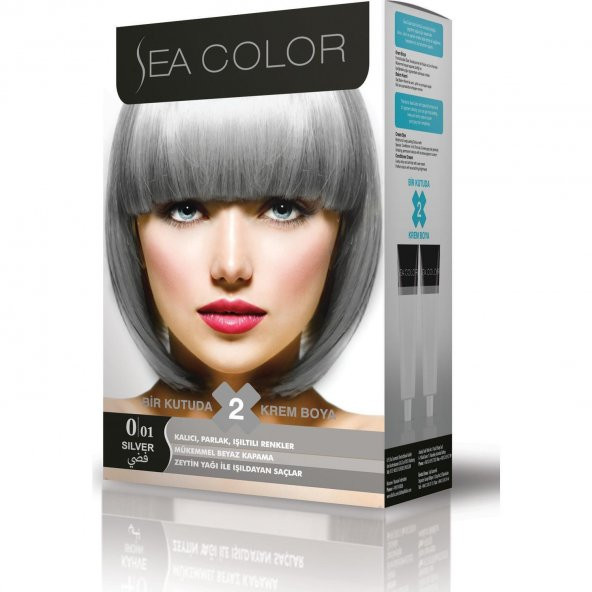 Sea Color Saç Boyası 0/01 Sılver