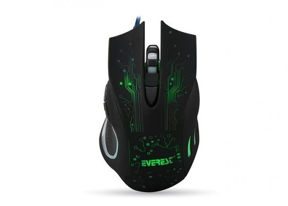 EVEREST SM-790 Siyah 3200 DPI Gaming Mouse SM-790 - 1