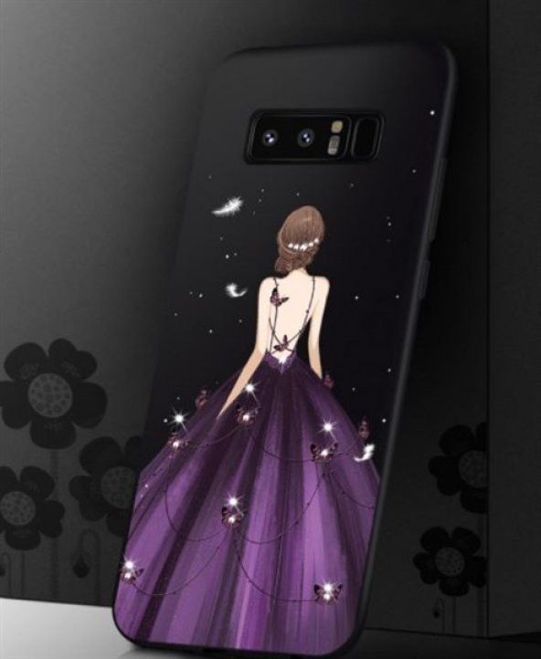 Samsung Note 8  Purple Wedding Dress Telefon Kılıfı