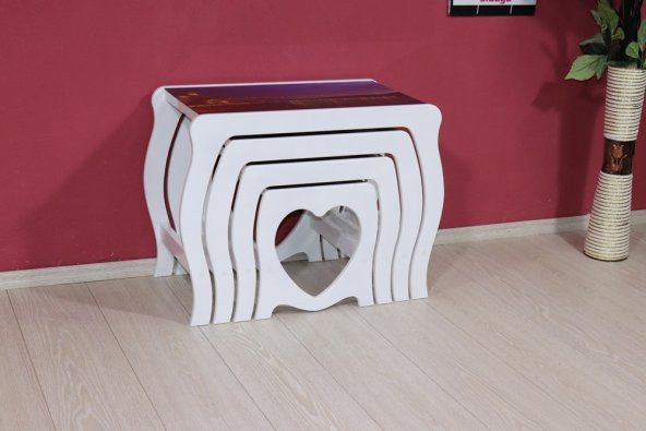 CAMLI 4 LÜ AMLI 4 LÜ ZİGON SEHPA - 2