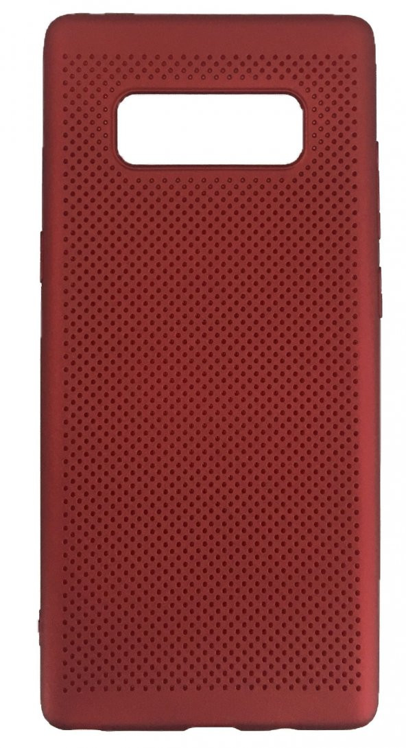 FitCase Samsung Galaxy Note 8 (N950) Kılıf Point Sert Arka Kapak Kırmızı