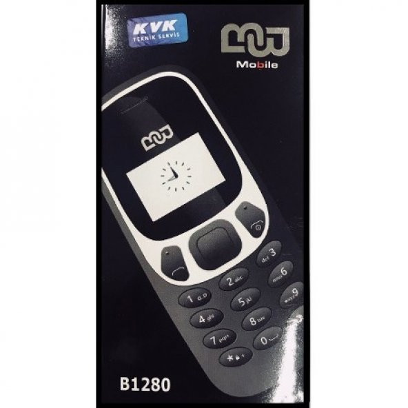 BB Mobile B1280 Tuşlu Cep Telefonu KVK GARANTİLİ ORJINAL ADINIZA FATURALI