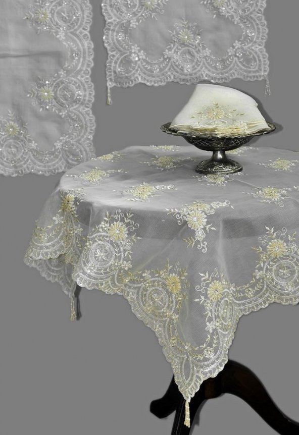 Evlen Golden Oda Takımı 16 Parça - Gold- - 2