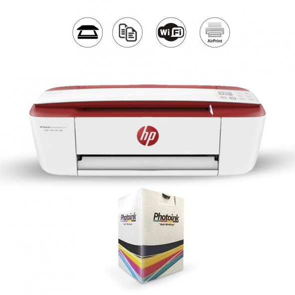 HP DeskJet Ink Advantage 3788 Fotokopi Tarayıcı Wi-Fi Airprint Ya
