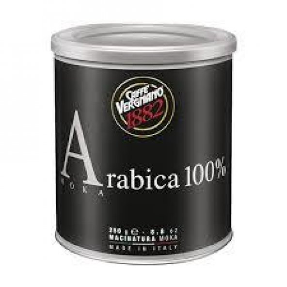 Caffe Vergnano 100 Arabica- Moka Filtre Öğütülmüş Kahve, 250 gr
