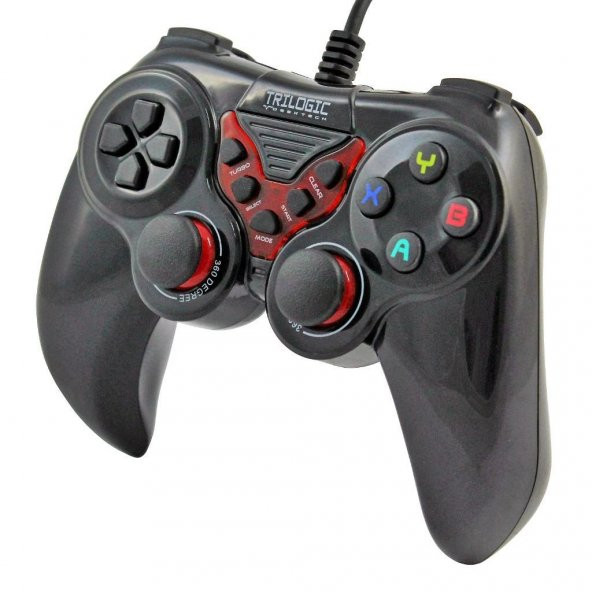 TRILOGIC GP848 PC ANALOGLU GAMEPAD JOYSTİCKLİ OYUNKOLU YARASA MOD