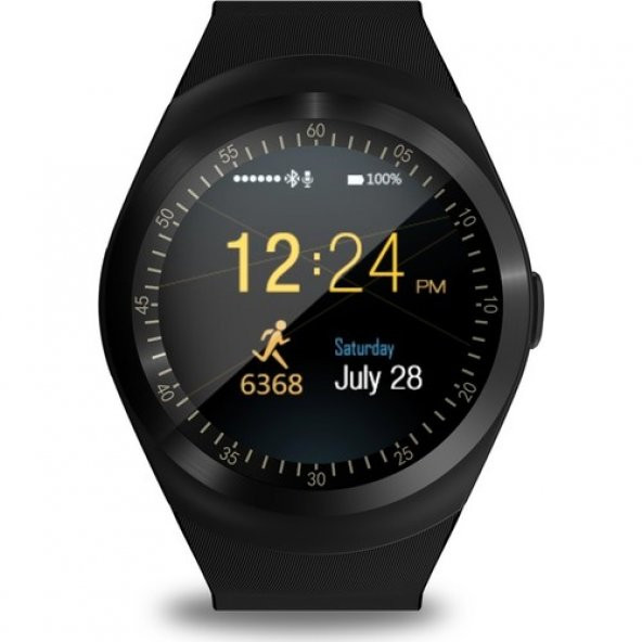 Sim Kartlı Y1 Ips Ekran İos Android Uyumlu Kameralı Akıllı Saat