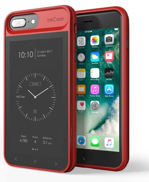 Oaxis InkCase i7 Plus Red iPhone Uyumlu Akıllı Kılıf