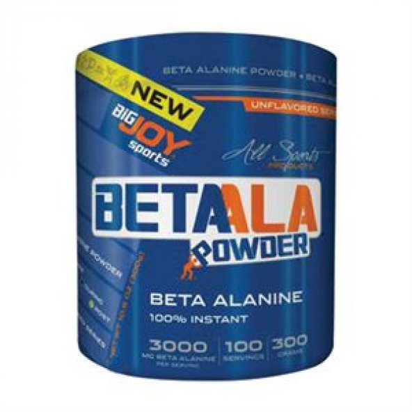 BigJoy Beta Ala(Beta alanin) Powder 300gr Aromasız+2 HEDİYE