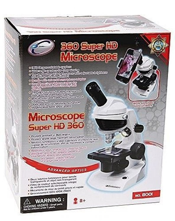 Akıllı Cep Telefonlar İle Uyumlu Kaliteli Mikroskop Süper HD 360