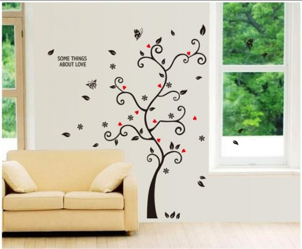AİLE SOY AĞACI FOTOĞRAF AĞAÇ DUVAR RESMİ DEKOR ÇIKARTMASI STİCKER 100X120 ALBÜM - 4