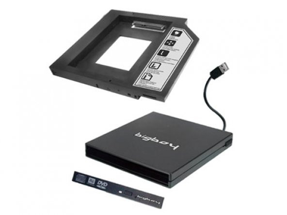 BIGBOY BK127K SLIM 2.5 inch ODD KİT HDD/SSD KASA