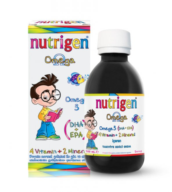 Nutrigen Omega 3 200 ml (Çilek) SKT:02.2021