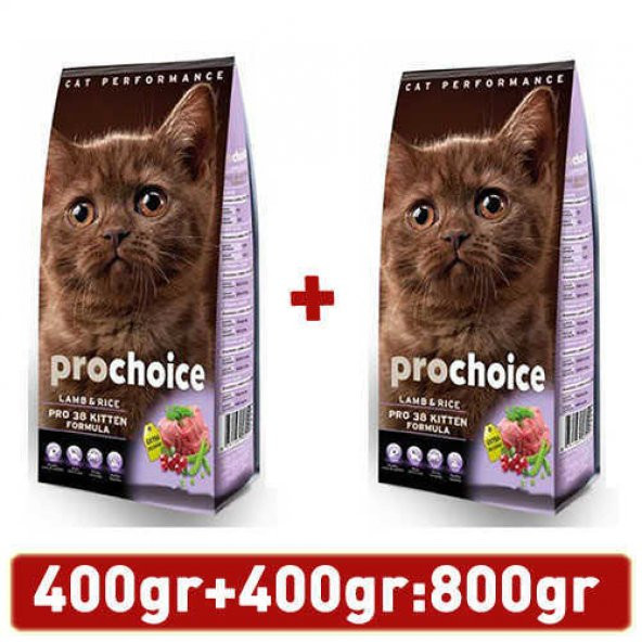 Prochoice Kitten Kuzulu Yavru Kedi Maması 400 + 400 Gr
