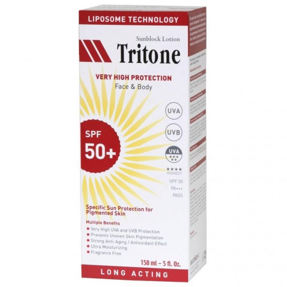 Tritone Spf 50+ Güneş Koruyucu Losyon 150 Ml