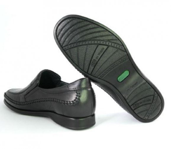 Forelli 10601-H Erkek Siyah Deri Comfort Ayakkabı - 3