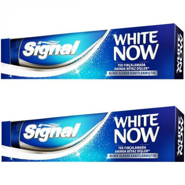 Signal Diş Macunu White Now 2 li Anında Beyazlık Diş Macunu 75 ml