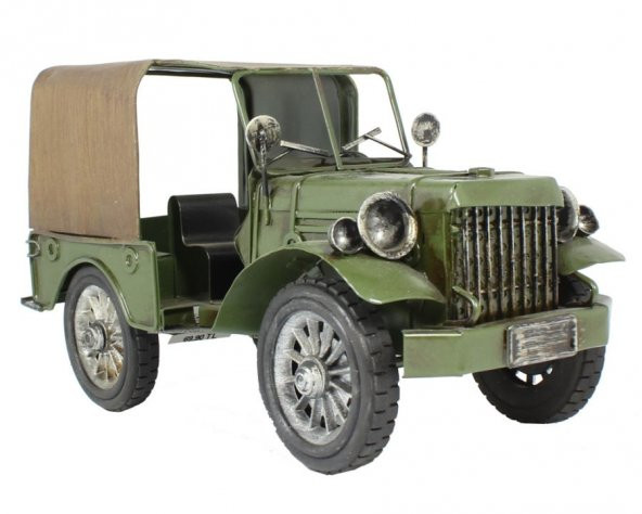 1953 Model Army Jeep Eskitilmiş Biblo BE-091 qq