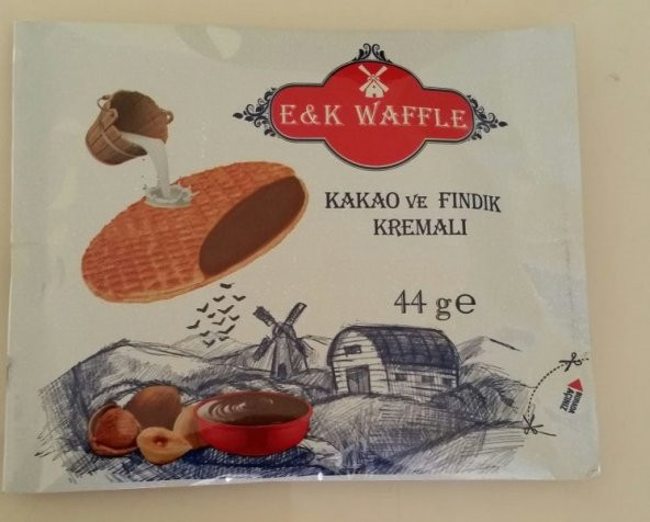 WAFFLE Kakao ve Fındık Kremalı