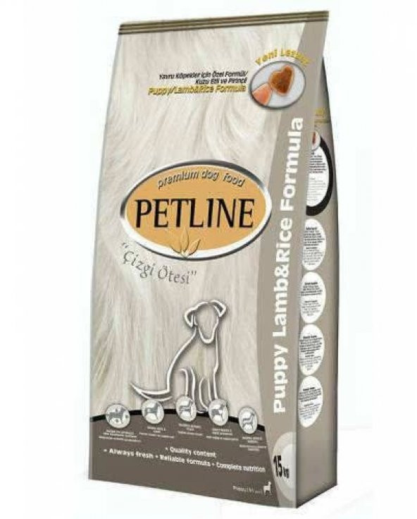 Petline Dog Premium Köpek Maması Yavru Puppy Lamb&Rice 15 kg(Net)