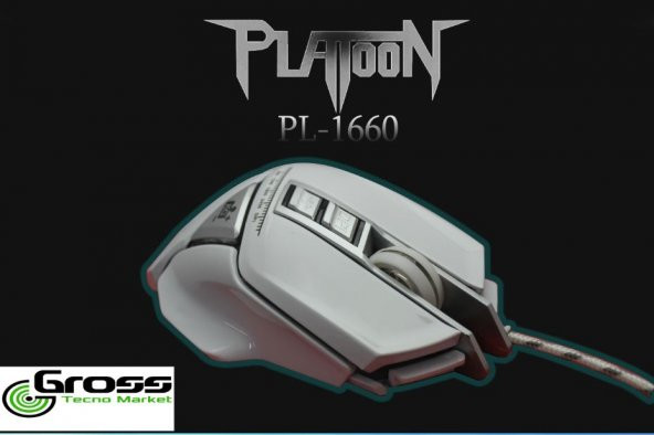PLATOON PL-1660 4000DPI 9D MAKROLU USB OYUNCU MOUSE