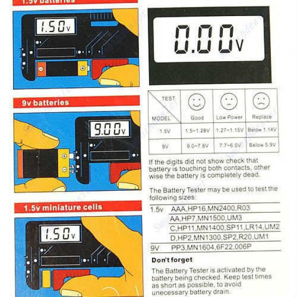 Dijital Pil Ölçüm ve Test Cihazı - 3