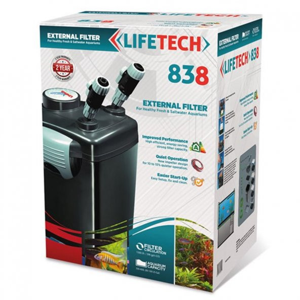 Lifetech 838 Akvaryum Dış Filtre