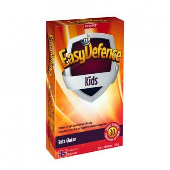 EasyDefence Kids 30 Çiğnenebilir Tablet