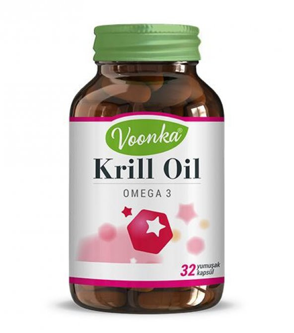 Voonka Krill Oil Omega3 32 Yumuşak Kapsül
