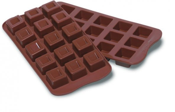 Silikomart Cube Çikolata Kalıbı
