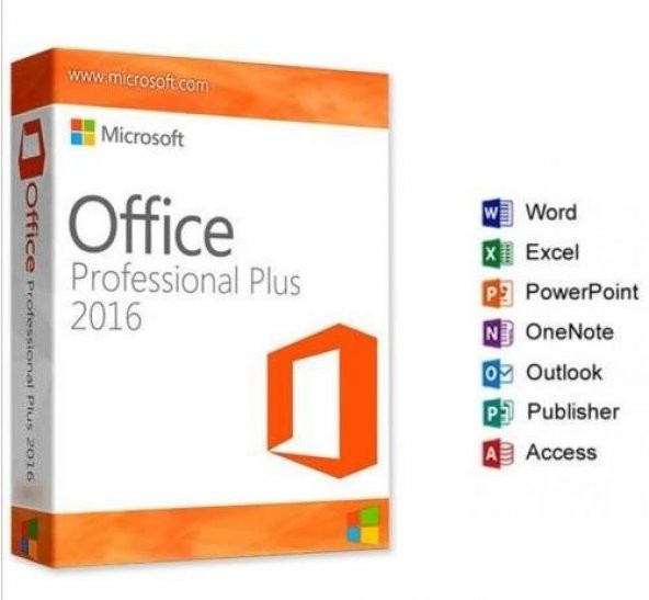 Microsoft Office Pro. Plus 2016 Lisans Anahtarı - RETAİL KEY