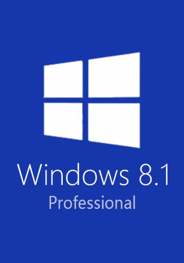 Microsoft Windows 8.1 Pro. Lisans Anahtarı - OEM KEY