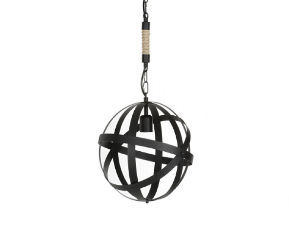 Dekoratif Tel Kafes Küre Sarkıt Armatür 35 cm Çapında Cata CT-811