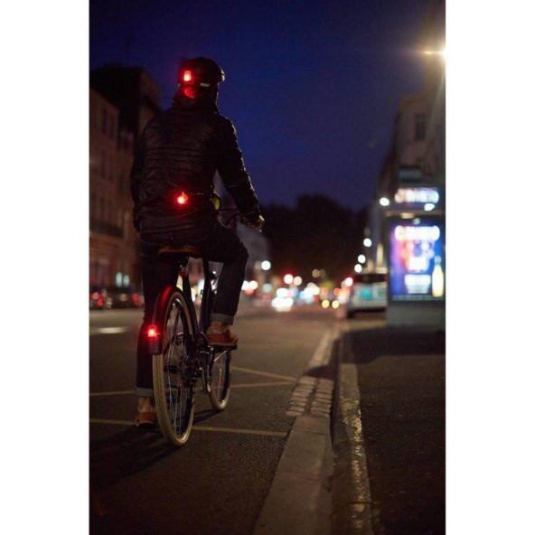 VIOO CLIP 500 USB ÖN/ARKA LED AYDINLATMA - SARI BTWIN - 4