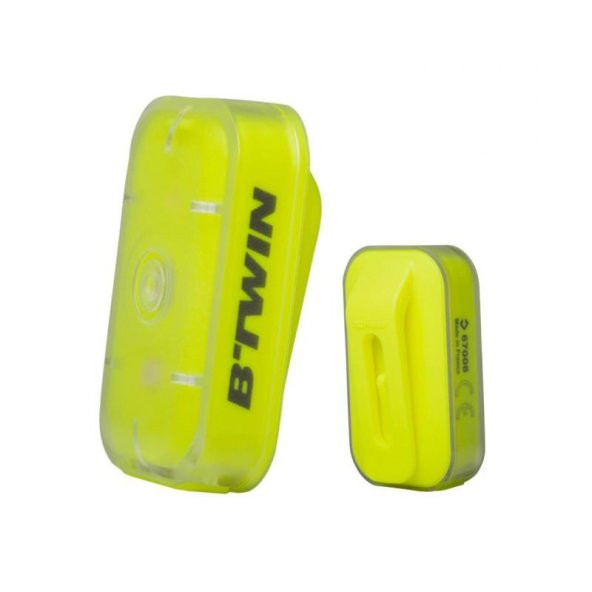 VIOO CLIP 500 USB ÖN/ARKA LED AYDINLATMA - SARI BTWIN