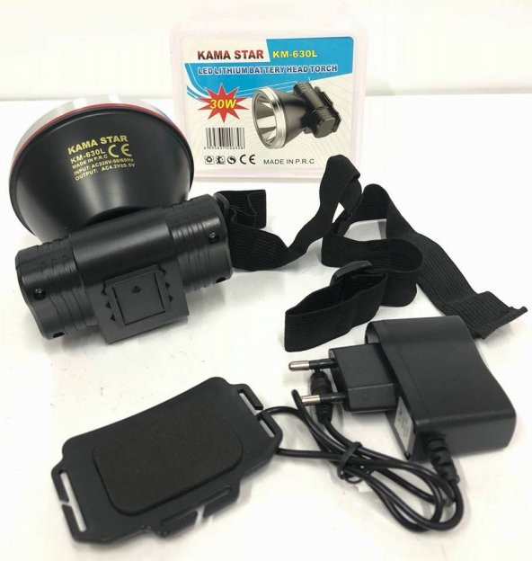 ST-630L 30WATT 2 KADEME ŞARJLI UZUN MENZİL PROFESYONEL KAFA FENERİ - 4