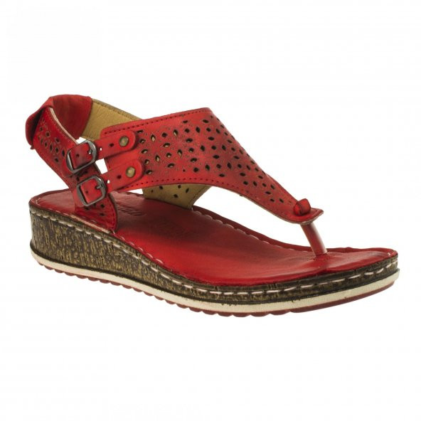 Consuelo 1390 P.a Kırmızı Kadın Sandalet