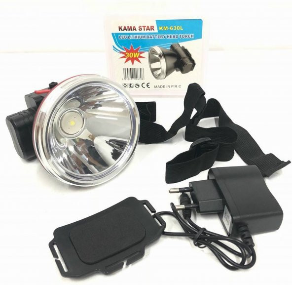 ST-630L 30WATT 2 KADEME ŞARJLI UZUN MENZİL PROFESYONEL KAFA FENERİ - 6