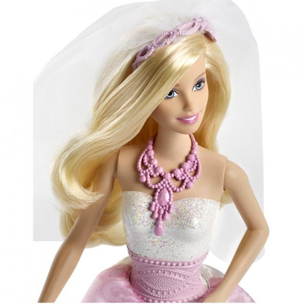 Gelin Barbie CFF37 100 Orijina Lisanslı Ürün Barbie Gelin Bebek
