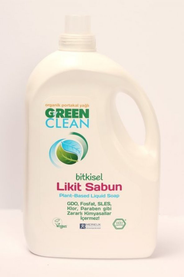 U Green Clean Bitkisel Likit Sabun 2750ml