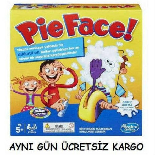 Pie Face 100 Lisanslı Orijinal Ürün Pie Face