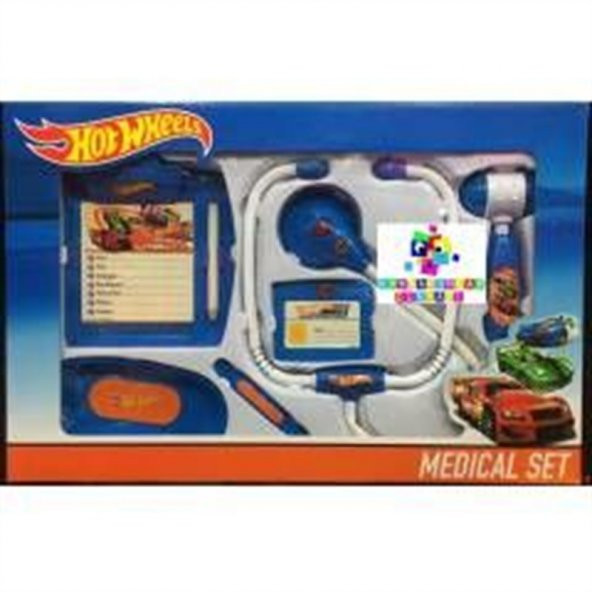 Hot Wheels Doktor Seti ( Medical Set ) 6 Parça Oyun Seti Lisanslı