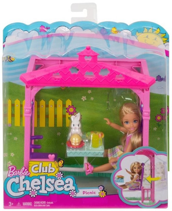 Barbie Chelsea Piknikte Oyun Setleri FDB32 / FDB34 Lisanslı Ürün