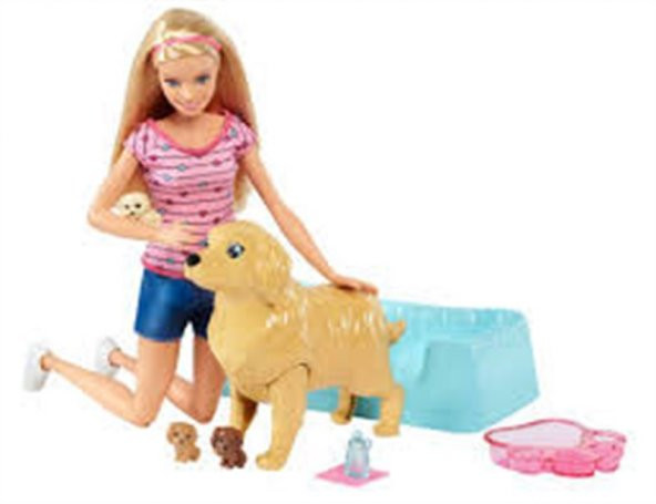 Barbie ve Doğuran Köpeği FDD43 100 Orijinal Lisanslı Ürün