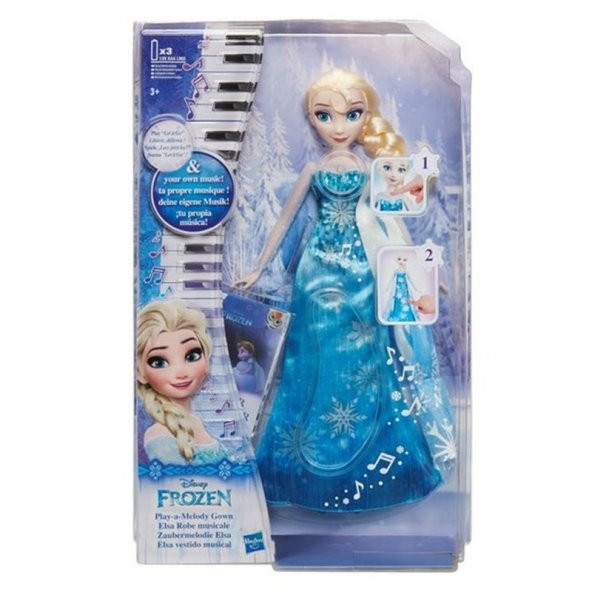 Frozen Elsanın Müzikli Elbisesi C0455 Lisanslı Ürün