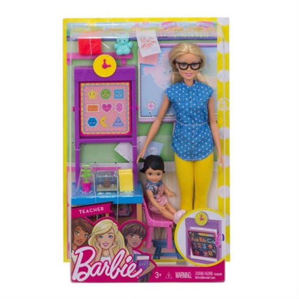 Barbie Ben Büyüyünce Öğretmen Barbie Oyun Seti DHB63-FJB29