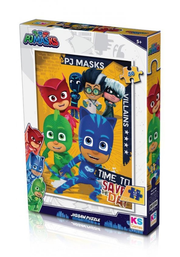 KS Games Puzzle 50 Parça PJ Mask Lisanslı Ürün